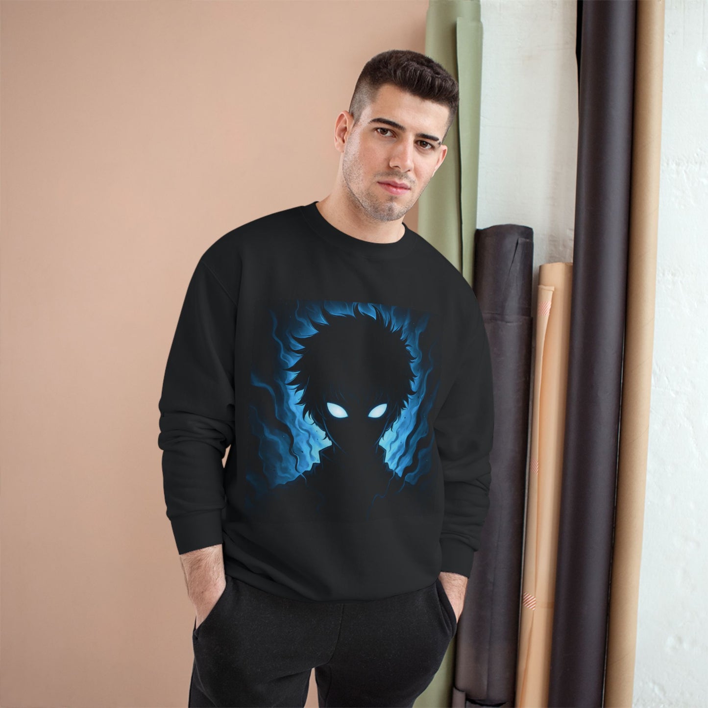 Blue ShadowSoul Champion Sweatshirt