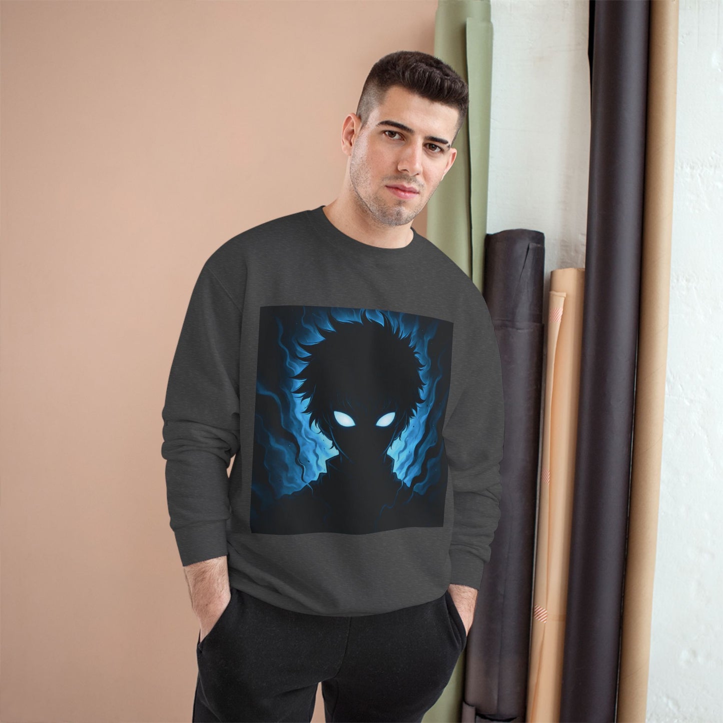 Blue ShadowSoul Champion Sweatshirt