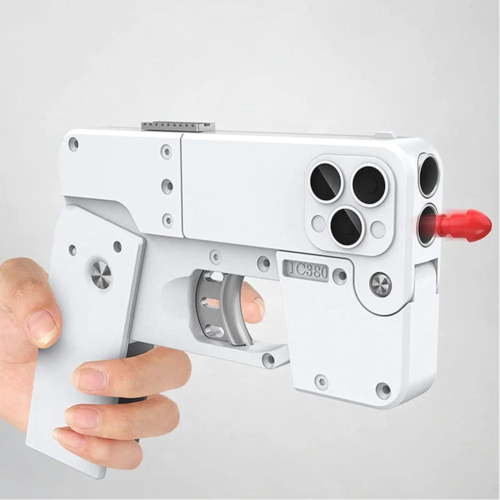 Pocket Blaster: Mini Pistola a Doppia Canna Portatile a forma di Telefono #8