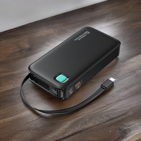 PowerFlex 10K: 10000mAh Power Bank with Retractable Cable and Fast Charging #2