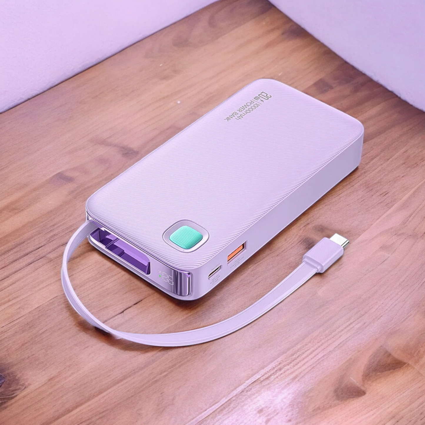 PowerFlex 10K: Power Bank 10000mAh con Cavo Retrattile e Ricarica Veloce #2