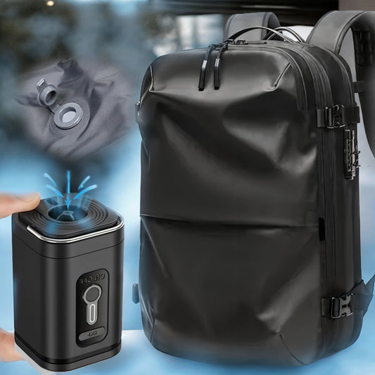 AirBack-Pack: Compact Vacuum Backpack with Mini Vacuum Aspirator #10