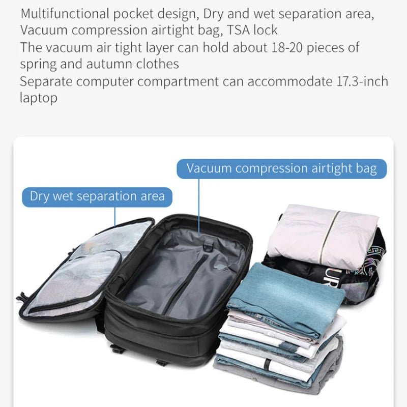 AirBack-Pack: Zaino Sottovuoto Compatto con Mini Aspiratore per Sottovuoto #10