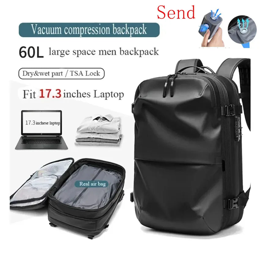 AirBack-Pack: Zaino Sottovuoto Compatto con Mini Aspiratore per Sottovuoto #10